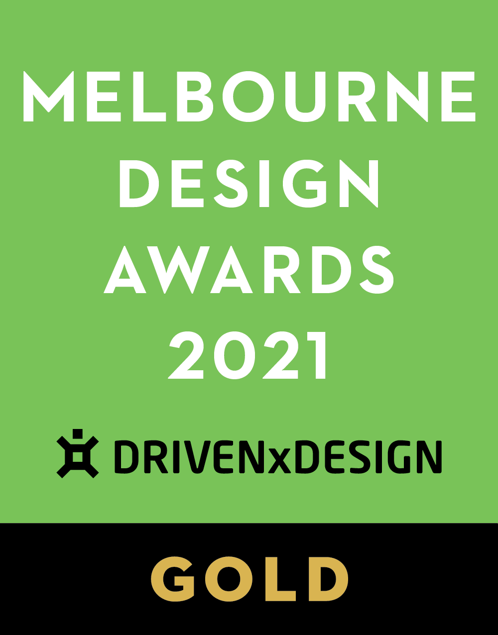 Melbourne Design Awards 2021 Gold